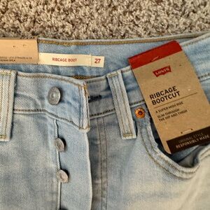 Levi's Ribcage Bootcut Jeans - Light Denim